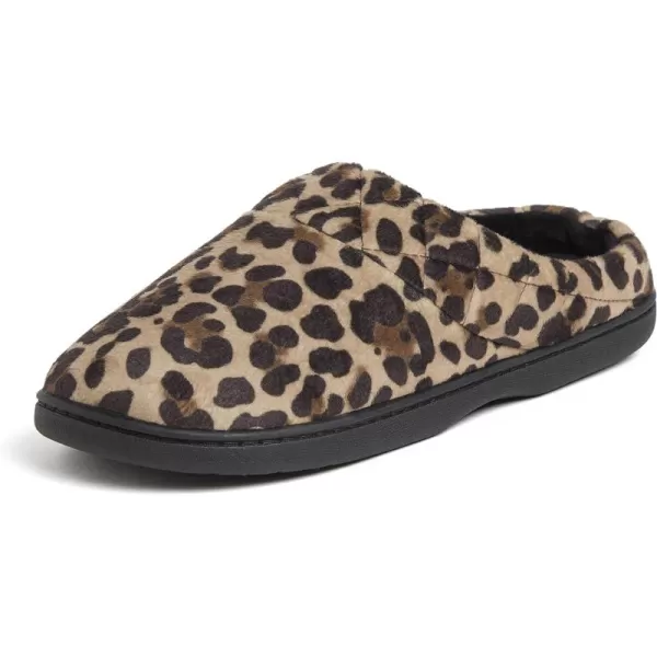 Dearfoams womens Indoor/Outdoor Memory Foam Darcy Microfiber Velour Clog, Wide Widths