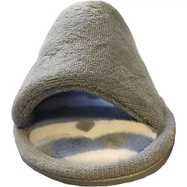 Dearfoams Women's Slide Scuff Slippers with Memory Foam