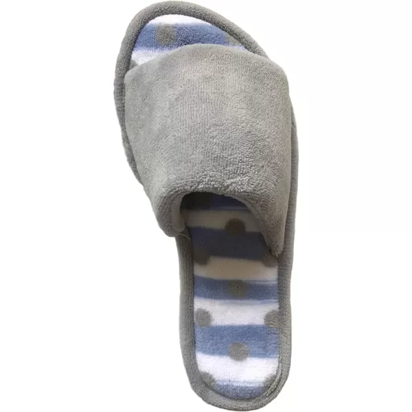 Dearfoams Women's Slide Scuff Slippers with Memory Foam