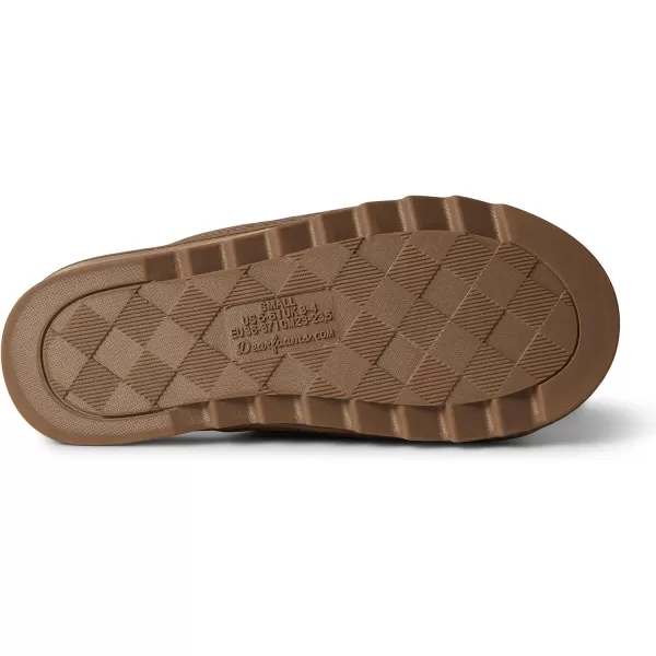 Dearfoams womens Norma Adjustable Wool Slide