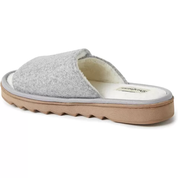 Dearfoams womens Norma Adjustable Wool Slide