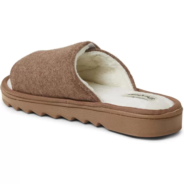 Dearfoams womens Norma Adjustable Wool Slide