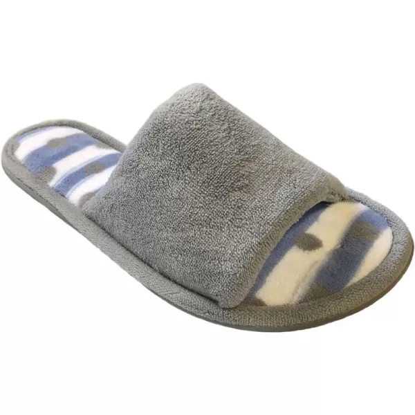Dearfoams Women's Slide Scuff Slippers with Memory Foam