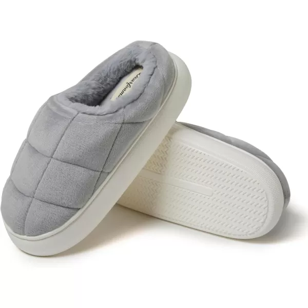 Dearfoams womens Quilted Cloud Puff Lightweight Cozy Shea Clog With Platform Cushioned Outsole