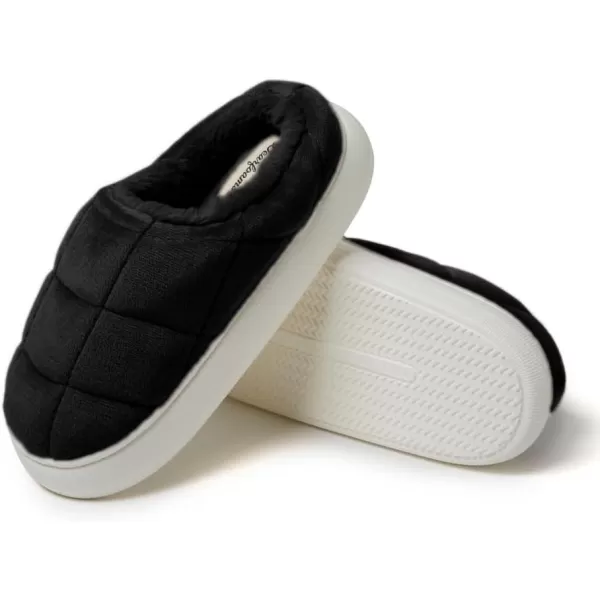 Dearfoams womens Quilted Cloud Puff Lightweight Cozy Shea Clog With Platform Cushioned Outsole