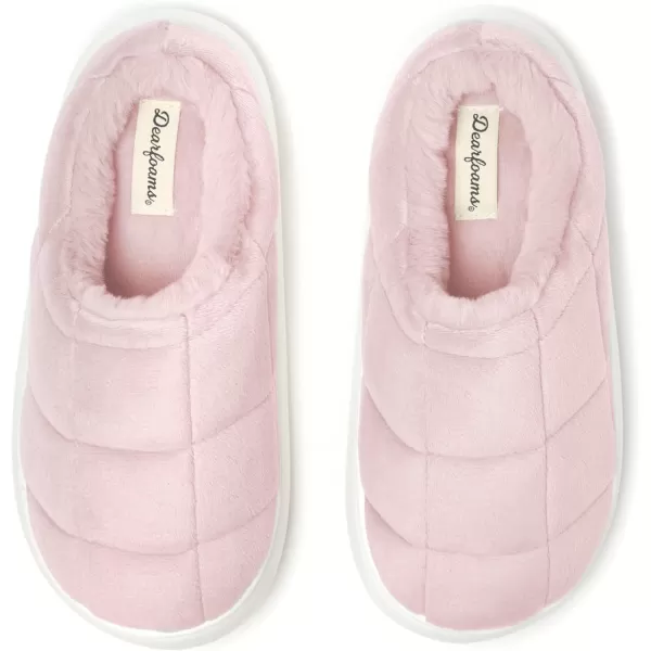Dearfoams womens Quilted Cloud Puff Lightweight Cozy Shea Clog With Platform Cushioned Outsole