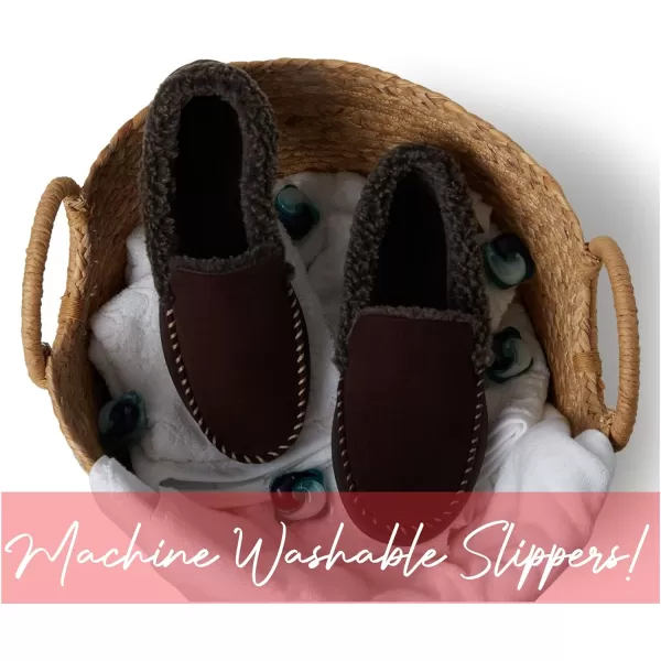 Dearfoams mens Eli Microfiber Indoor/Outdoor With Whipstitch Detail Suede Moccasin Slipper