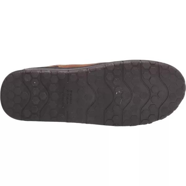 Dearfoams Mens Suede Boot SlipperChestnut