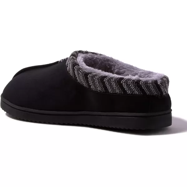 Dearfoams Womens Wren High Vamp Clog IndoorOutdoor Memory Foam House ShoeBlack