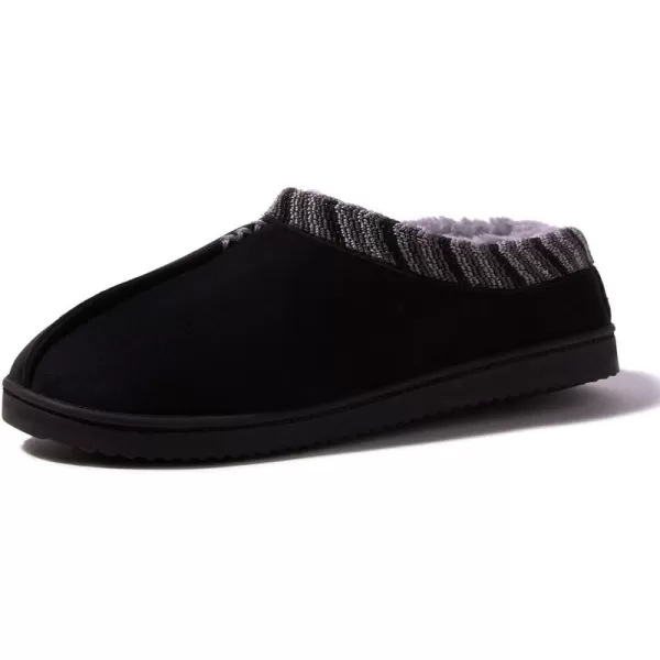 Dearfoams Womens Wren High Vamp Clog IndoorOutdoor Memory Foam House ShoeBlack