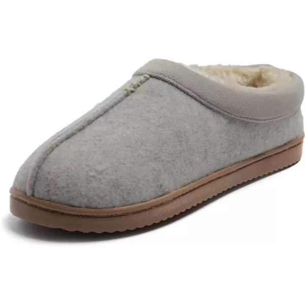 Dearfoams Womens Wren High Vamp Clog IndoorOutdoor Memory Foam House ShoeOatmeal