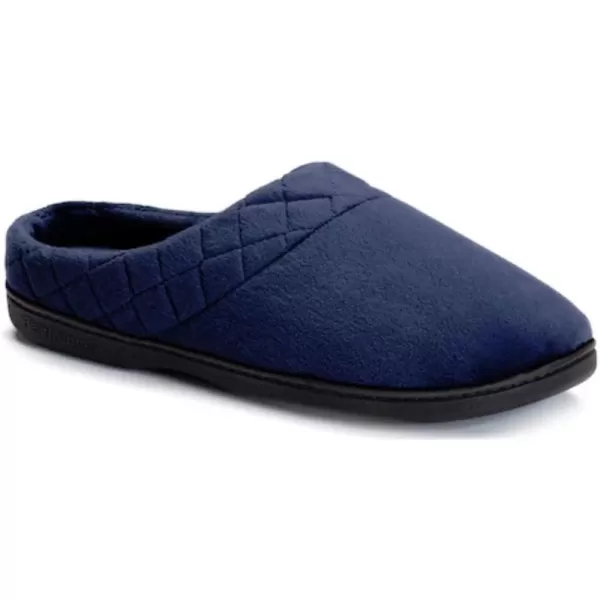Dearfoams Womens Quilted Memory Foam Clog SlippersPeacoat