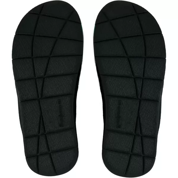 imageDearfoams Womens Adjustable IndoorOutdoor Machine Washable Memory Foam SlideBlack Terry