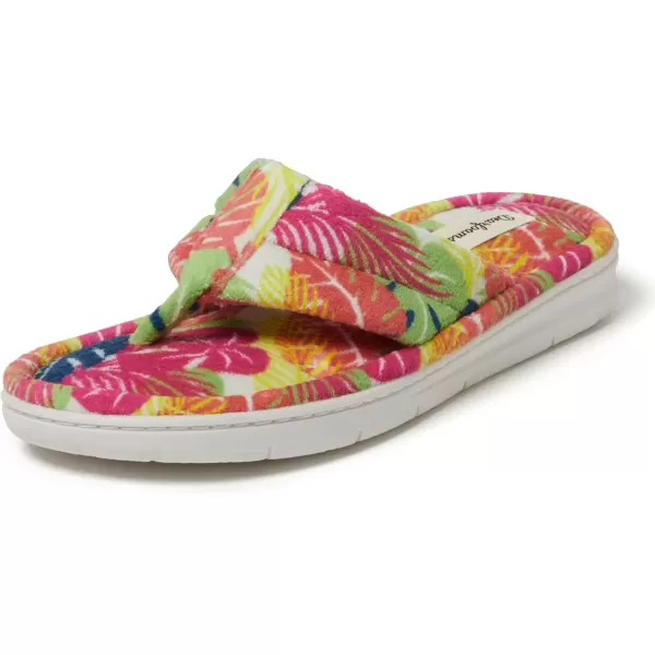 imageDearfoams Womens Melanie Terry Thong SlipperTropical Print