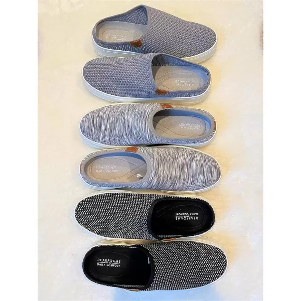imageDearfoams Womens Original Comfort Annie Clog SneakerBlack Heather