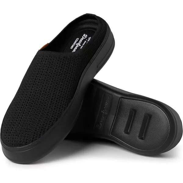imageDearfoams Womens Original Comfort Annie Clog SneakerBlackBlack