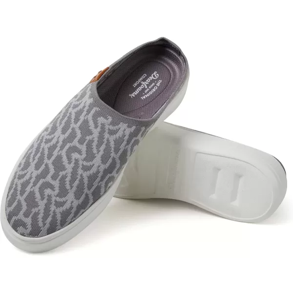 imageDearfoams Womens Original Comfort Annie Clog SneakerGrey Knit