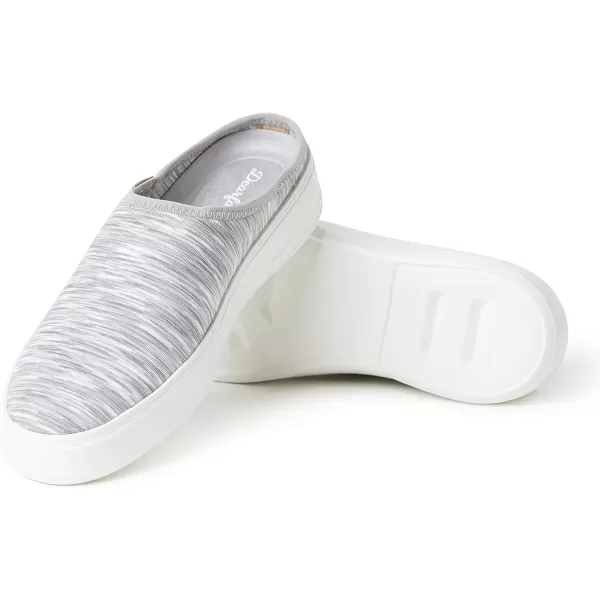 imageDearfoams Womens Original Comfort Annie Clog SneakerLight Grey Heather