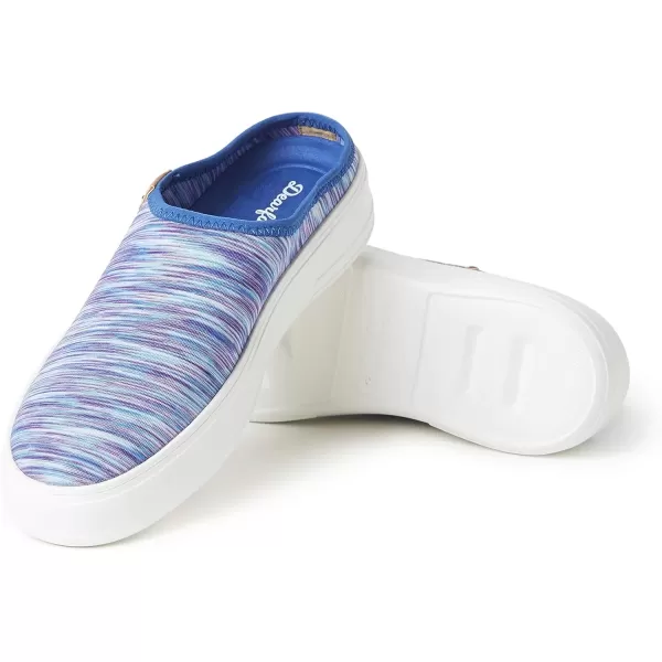imageDearfoams Womens Original Comfort Annie Clog SneakerNavy Heather