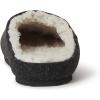 imageDearfoams Mens Microwool Clog with Molded Footbed SlipperBlack