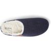imageDearfoams Mens Microwool Clog with Molded Footbed SlipperNavy