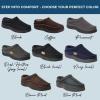 imageDearfoams Mens Thompson Memory Foam IndoorOutdoor Clog SlipperBrown Plaid