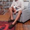 imageDearfoams Mens Thompson Memory Foam IndoorOutdoor Clog SlipperPavement