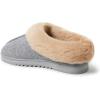 imageDearfoams Womens Chloe Soft Knit Clog SlipperLight Heather Grey
