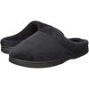 imageDearfoams Womens Memory Foam Indoor Outdoor Darcy Velour Clog House Slipper with Wide WidthsBlack