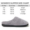 imageDearfoams Womens Memory Foam Indoor Outdoor Darcy Velour Clog House Slipper with Wide WidthsMedium Grey