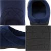imageDearfoams Womens Memory Foam Indoor Outdoor Darcy Velour Clog House Slipper with Wide WidthsPeacoat