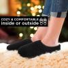 imageDearfoams Womens Memory Foam Indoor Outdoor Darcy Velour Clog House Slipper with Wide WidthsPeacoat