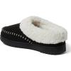 imageDearfoams Womens Nyla Felted and Plaid Moc Toe ClogBlack