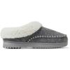 imageDearfoams Womens Nyla Felted and Plaid Moc Toe ClogLight Heather Grey