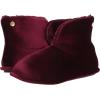 imageDearfoams Womens Sara Velour BootieShiny Burgundy