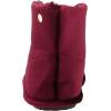 imageDearfoams Womens Sara Velour BootieShiny Burgundy