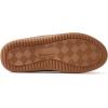imageDearfoams Womens Wilmington Energy Return Comfort IndoorOutdoor Memory Foam Moccasin Slipper with TieGrey Heather Wool