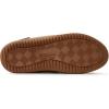 imageDearfoams Womens Wilmington Energy Return Comfort IndoorOutdoor Memory Foam Moccasin Slipper with TieOatmeal Heather Wool