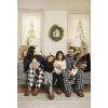 imageDearfoams Mens Christmas Gifts for Dad Father Grandpa Matching Family Pajama Papa Bear SlipperBrown Frost