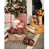 imageDearfoams Mens Christmas Gifts for Dad Father Grandpa Matching Family Pajama Papa Bear SlipperBrown Frost