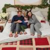 imageDearfoams Mens Christmas Gifts for Dad Father Grandpa Matching Family Pajama Papa Bear SlipperRedBlue Plaid