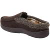 imageDearfoams Mens Memory Foam Insole Slipper BLACK US Footwear Size System Adult Men Numeric Range Medium 13 14Brown