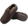 imageDearfoams Mens Memory Foam Insole Slipper BLACK US Footwear Size System Adult Men Numeric Range Medium 13 14Brown