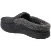 imageDearfoams Mens Memory Foam Insole Slipper BLACK US Footwear Size System Adult Men Numeric Range Medium 13 14Grey