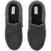 imageDearfoams Mens Memory Foam Insole Slipper BLACK US Footwear Size System Adult Men Numeric Range Medium 13 14Grey