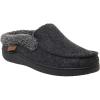 imageDearfoams Mens Memory Foam Insole Slipper BLACK US Footwear Size System Adult Men Numeric Range Medium 13 14Grey