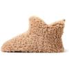 imageDearfoams Womens Chelsea Faux Fuzzy Sherpa Indoor House Bootie SlipperLatte