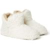 imageDearfoams Womens Chelsea Faux Fuzzy Sherpa Indoor House Bootie SlipperMuslin