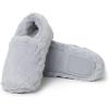 imageDearfoams Womens Ellie Fluffy Snuggle SlipperSleet