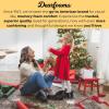 imageDearfoams Womens Fuzzy Memory Foam Beth Bedroom Bootie Slipper Sock with GrippersLeopard